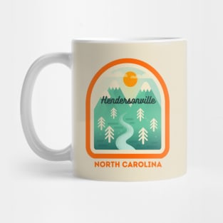 Hendersonville North Carolina NC Tourist Souvenir Mug